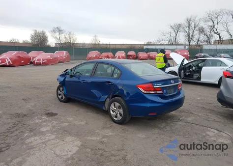 2013 Honda Civic Lx from USA, damaged, VIN 2HGFB2F59DH529436